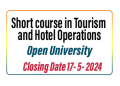 Short course in Tourism and Hotel Operations 