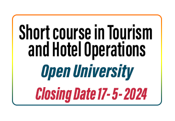 Short course in Tourism and Hotel Operations 