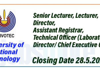 Vacancies – University of Vocational Technology Job Vacancy 2024