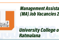 Management Assistant (MA) Job Vacancies 2024 -University College of Ratmalana 
