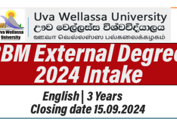 Bachelor of Business Management (BBM) External Degree - 2024- Uva Wellassa University