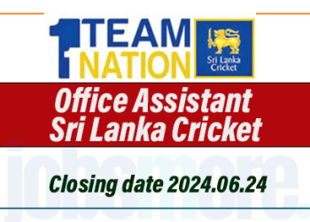 Vacancy for an Office Assistant at Sri Lanka Cricket.