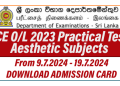 GCE O/L 2023 Practical Test - Aesthetic Subjects
