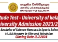 Aptitude Test - University of Kelaniya - University Admission 2023/2024