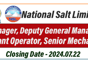 National Salt Limited job Vacancies 2024