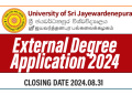 External Degree Application 2024