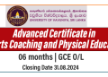 Advanced Certificate in Sports Coaching and Physical Education