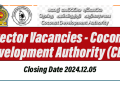 Director Vacancies -Coconut Development Authority (CDA)
