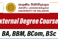 External Degree Courses - University of Kelaniya