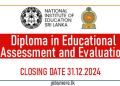 Diploma in Educational Assessment and Evaluation 2025 NIE