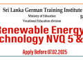 Renewable Energy Technology NVQ 5 & 6 - SLGTI
