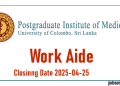 University Of Colombo (UOC-PGIM) Job Vacancies 2025