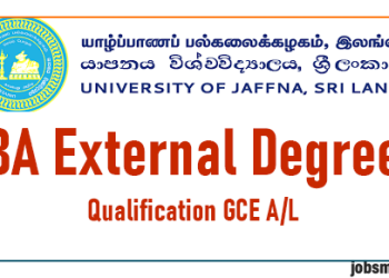 BA Degree Application 2025 - University of Jaffna