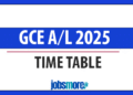 A/L Exam 2025 Time Table