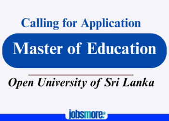 OUSL; Calling  Application for Master of Education