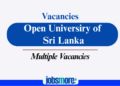 OUSL Opens Multiple Job Vacancies for Academic and Project Roles