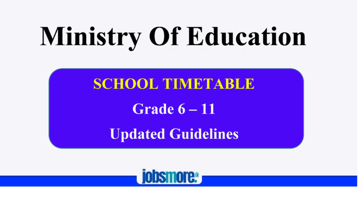 School Timetable Guideline for 2026
