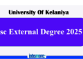 BSc External Degree 2025 – University of Kelaniya