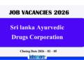 Sri Lanka Ayurvedic Drugs Corporation Job Vacancies 2026