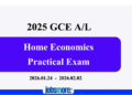 2025 GCE A/L Home Economics Practical Exam