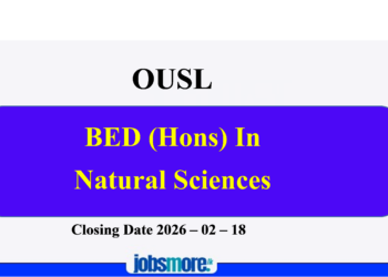 BEd (Hons) in Natural Sciences 2026/2027 – OUSL