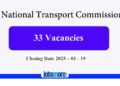 National Transport Commission Job Vacancies 2026