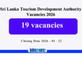 Sri Lanka Tourism Development Authority Government Vacancies 2026
