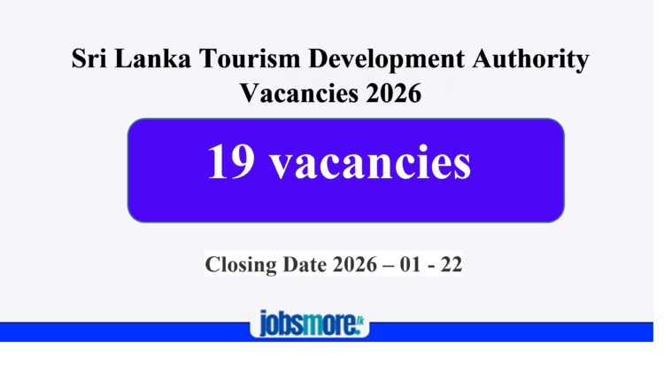 Sri Lanka Tourism Development Authority Government Vacancies 2026