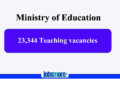 Teacher vacancies in Sri Lanka- Ministry of Education 2026