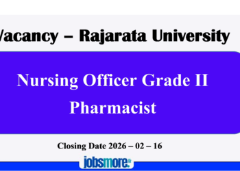 Rajarata University Of Sri lanka 2026 – Vacancy