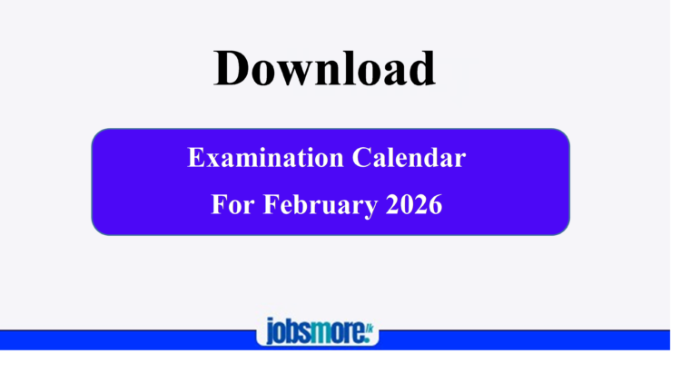 Examination Calendar for February 2026