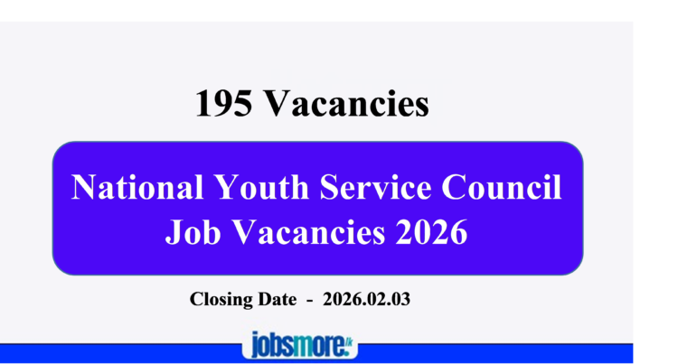 National Youth Services Council 195 Job Vacancies 2026