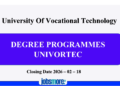 Degree Programmes 2025/2026 – UOVT