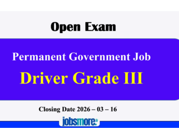 Recruitment to Driver Grade III-2026 (Open Exam)