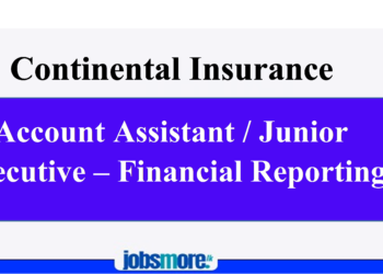 Continental Insurance Vacancy – Accounts Assistant / Junior Executive