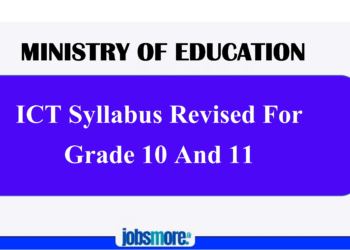 ICT Syllabus Updated for Grade 10 and 11