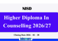 Higher Diploma in Counselling 2026/27 – NISD Seeduwa