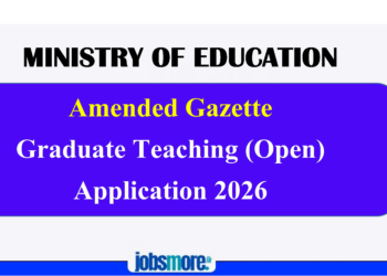 Amended Gazette – Graduate Teaching Application 2026