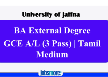 BA External Degree – University of Jaffna