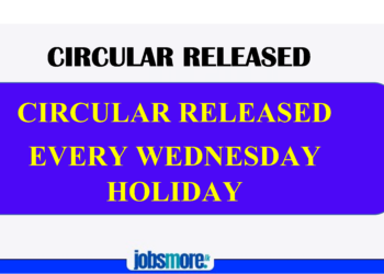 Wednesdays Holiday: Complete Circular