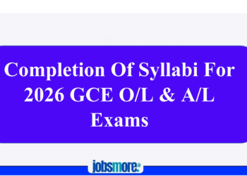 Completion of Syllabi for 2026 GCE (O/L) and (A/L) Exams