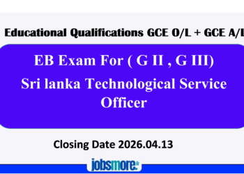 EB Exam for Sri Lanka Technological Service Officers (G II, G III)