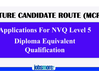 Applications for NVQ Level 5 Diploma Equivalent Qualification