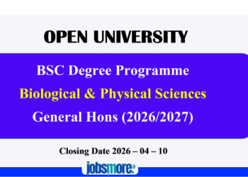 BSc Degree Programme 2026/2027 – Open University