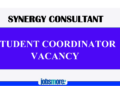 SYNERGY CONSULTANT – STUDENT COORDINATOR VACANCY