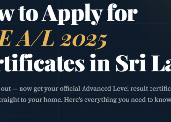 How to Apply for GCE A/L 2025 Certificates in Sri Lanka
